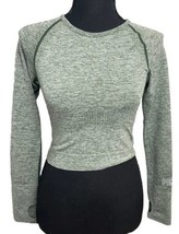 Victoria&#39; S Segreto Rosa Active Seamless Manica Lunga Activewear Top Taglia XL - £13.91 GBP