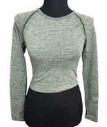 Victoria&#39; S Segreto Rosa Active Seamless Manica Lunga Activewear Top Tag... - $18.60