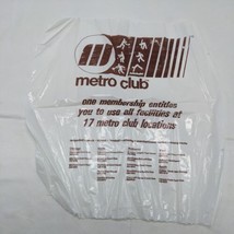 Vintage Illinois Metro Club Plastic Bag - £12.64 GBP