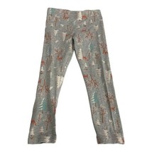 Carters Kid Girls Gray Woodland Print Leggings 6/6X Cotton Blend - $7.70