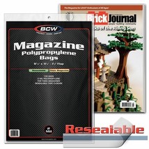 2 packs of 100 (200) BCW 8 ⅞&quot; x 11 ⅛&quot; + 1 ½&quot; Flap Resealable Thick Magaz... - $37.41 CAD