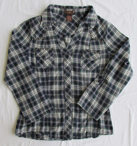 DM BM Girl&#39;s Cotton Flannel Western Shirt  Size Small - £9.59 GBP