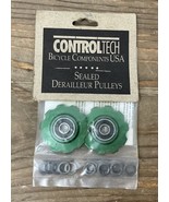 Vintage NOS Control Tech Sealed Derailleur Pulleys—Anodized Green - $98.01