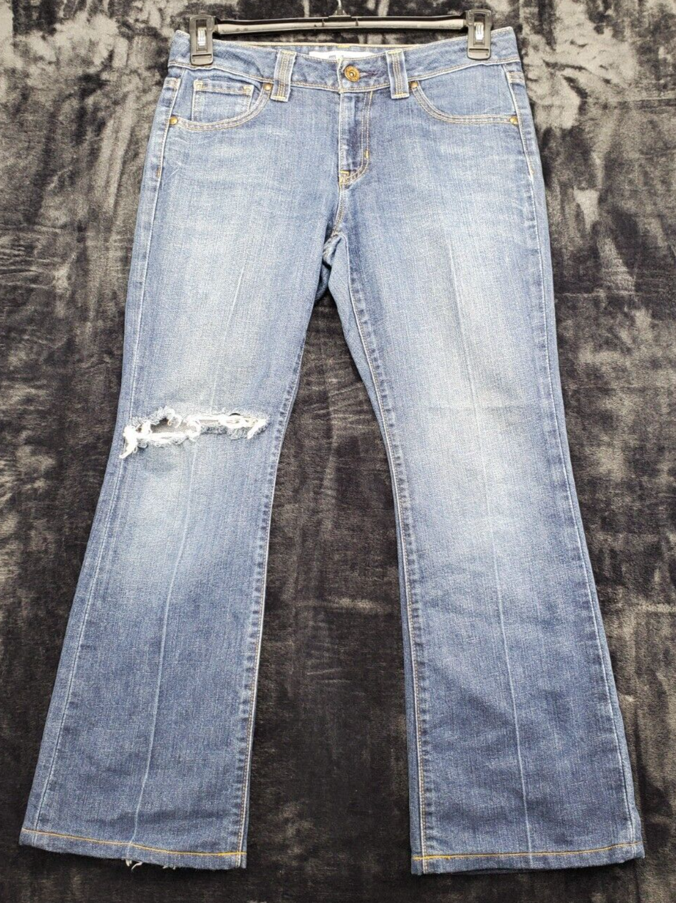 Gap Bootcut Jeans Womens Size 6 Blue Denim Cotton Pockets Flat Front Med... - $15.06