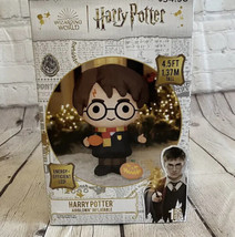 IN-HAND Gemmy 4.5 ft Harry Potter Holding Pumpkin Halloween Inflatable New - £32.95 GBP