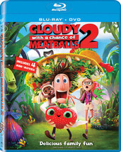 Cloudy with a Chance of Meatballs 2 (Two Disc Combo: Blu-ray / DVD + - VERY GOOD - £4.28 GBP