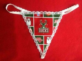 New Womens MILWAUKEE BUCKS Basketball Gstring Thong Lingerie Nba Underwear - £15.17 GBP