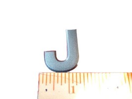 06-16 Jeep Patriot Gray Metallic Front Hood Emblem Logo Badge Sign Symbol &quot;J&quot; - £8.49 GBP
