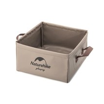 Cket outdoor folding 13l water bucket portable square storage barrel travel storage box thumb200