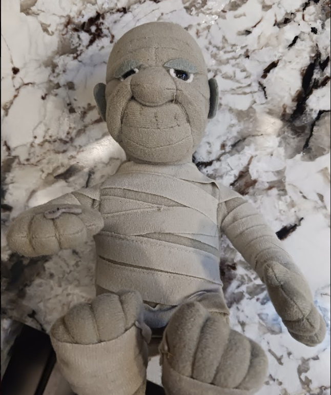 Stuffed Mummy Wrapped Universal Studios Monster 1999 Stuffins 8" Plush Doll - $3.99