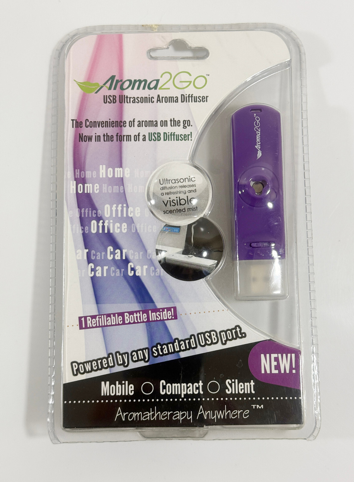 Aroma2Go USB Ultraconic Aroma Diffuser - $14.84