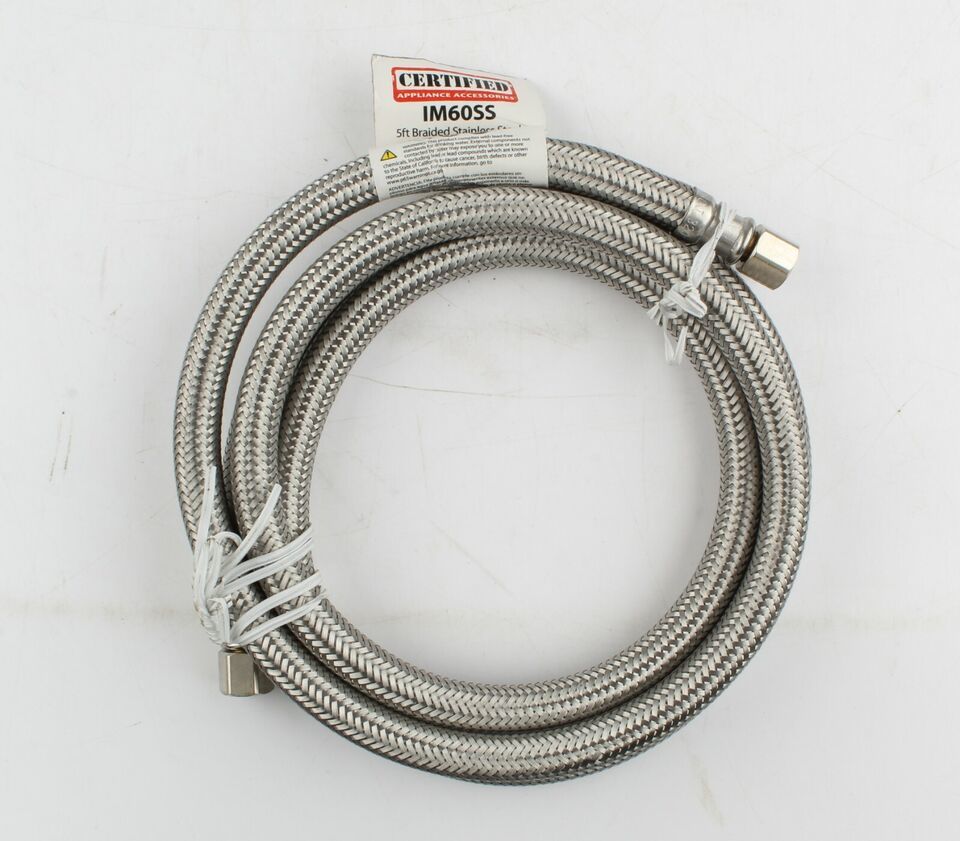 *Certified Appliance 5 ft. Braided Stainless Steel Ice Maker Connector I... - $3.87