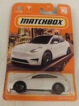 Matchbox 2023 #89 White Tesla Model Y MBX Metro Series Mint On Sealed Card - $19.99