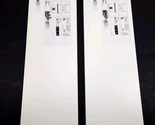 (Lot of 2) Ikea BURHULT Wall Shelf, White Shelves Only 23 1/4&quot; x 7 7/8&quot; New - $32.66
