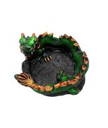 Chinese Dragon 3D Round Ash Tray Loong Cigarette Burner Incense Stick Ho... - $462.75 MXN