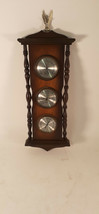Vintage Barometer made in West Germany, Solid Wood, Very Handsome, 1960&#39;s - £17.51 GBP