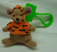 Mc Donald's Winnie The Pooh Roo In Tigger Shirt 3" Plush Toy Clip Tigger Movie - $14.85