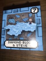 2025 McDonald’s Minecraft Happy Meal Toy #7 Diamond Block &amp; Steve UNOPEN... - $5.94