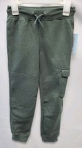 Boys XS (4/5) Gray Cargo Fleece Joggers, Cat & Jack image 2