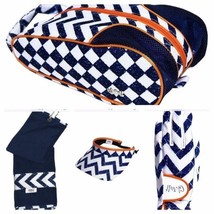 Glove It Coastal Tile Design Ladies Golf Shoe Bag, Towel, Visor or glove - $18.27