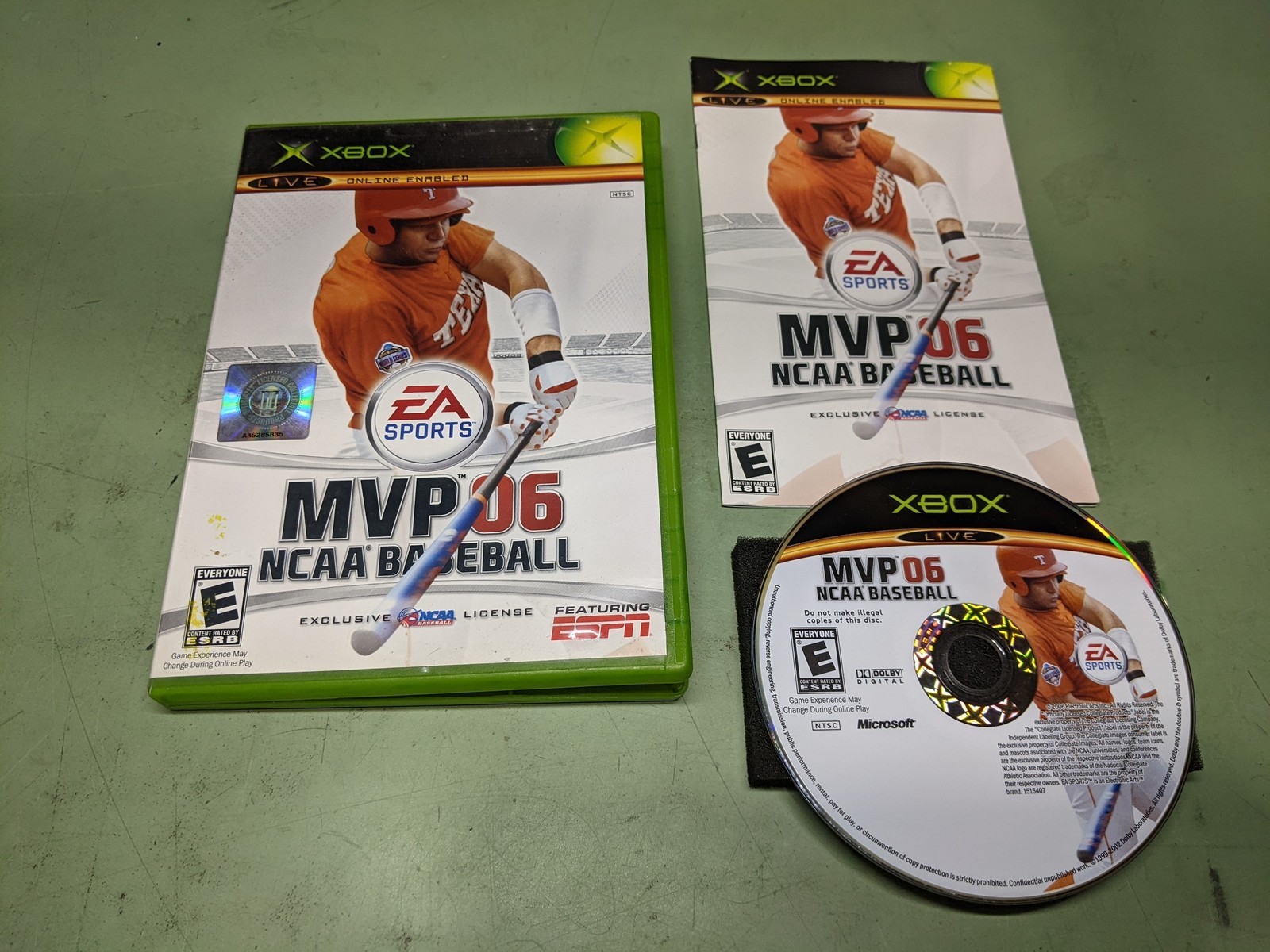 MVP NCAA Baseball 2006 Microsoft XBox Complete in Box - $9.24