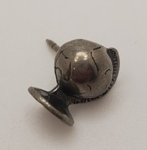 Silver Globe Shipped Tie Tack Lapel Hat Decorative Pin - £15.37 GBP