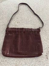 Vintage Brown Lucite Mesh Shoulder Bag - £18.66 GBP