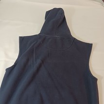 SANJEEV Gatlinburg Tennessee Men's Blue Cotton Blend Hoodie Pullover Vest Size L image 8