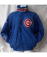 VINTAGE Chicago Cubs Authentic Majestic Collection Dugout Fleece Jacket ... - £77.09 GBP
