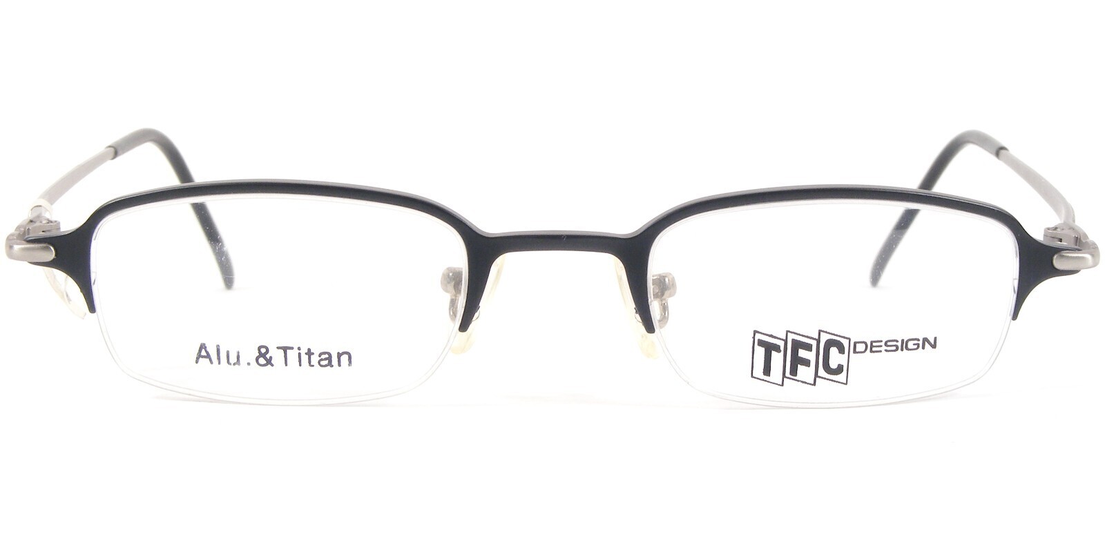 TFC Par AVM Modèle 401 01 Noir Mat / Argent Gris Unique Rare Lunettes 45-21-140 Item image 2