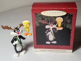 Hallmark Keepsake Ornament “Sylvester and Tweety” 1993 QX5405 Exnt. In Orig. Box - £9.00 GBP