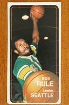 Vintage 1970-71 TOPPS #15 BOB RULE Seattle Supersonics Basketball Card - £7.77 GBP