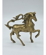 Vintage Brass Unicorn Horse Figurine Missing Horn - $563.74 MXN