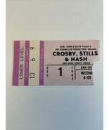 Crosby, Stills &amp; Nash Dec 1, 1982 Ticket Stub San Diego Daylight Again Tour - £20.14 GBP