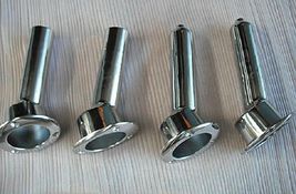 MATE SERIES ELITE SCREWLESS STAINLESS STEEL ROD & CUP HOLDER- DRAIN- ROUND TOP image 5