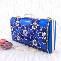 Sapphire Skyline: Elegant Blue Enigma Bag for Timeless Style - £25.51 GBP
