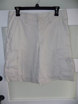 No Brand Very Light Khaki Cargo Casual Work Wear Shorts Size 28 Men&#39;s - $15.64