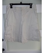 No Brand Very Light Khaki Cargo Casual Work Wear Shorts Size 28 Men&#39;s - $15.13