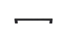 Emtek 86166 Trail 12 Inch Center to Center Handle Cabinet Pull Flat Black - £51.91 GBP