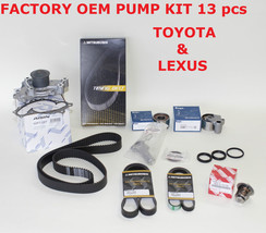 NEW TOYOTA LEXUS COMPLETE OEM TIMING &amp; WATER PUMP KIT 3.0 1MZFE V6 (NOT ... - £226.38 GBP