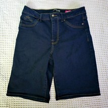 Faith Jeans Womens Bermuda Shorts Knee Length Size 10 Denim Comfort Have Faith - £12.36 GBP