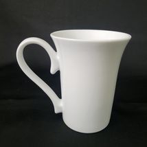 Starbucks Fabrique Pour White Coffee Mug Handle Baroque Scroll Handle 12... - $17.81