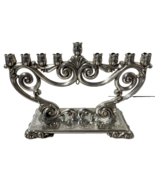 Brighton Silver-Plated Scroll Hanukkah Menorah - $69.29