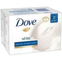 DOVE Beauty Bar White 4 oz- 2 Bar (Pack of 3) - £36.67 GBP