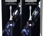 2 Pack ARC Sonic Power Toothbrush Black Plastic Sonic Vibrations - $29.99