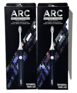 2 Pack ARC Sonic Power Toothbrush Black Plastic Sonic Vibrations - €26,04 EUR