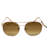 Womens Aviator Rose Gold Metal Sunglasses Foster Grant Revlon RVN 53 NEW - £11.87 GBP