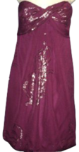 NEW Nicole Miller Dress Diosa Luna Size 8 Small Magenta Strapless MSRP $365 - £37.43 GBP