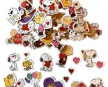 Peanuts Characters Charlie Brown Snoopy Woodstock Sally Valentine Foam S... - $14.03