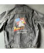 Vintage Harley-Davidson Denim Jean Jacket Born in the USA Eagle - Men&#39;s ... - $71.20